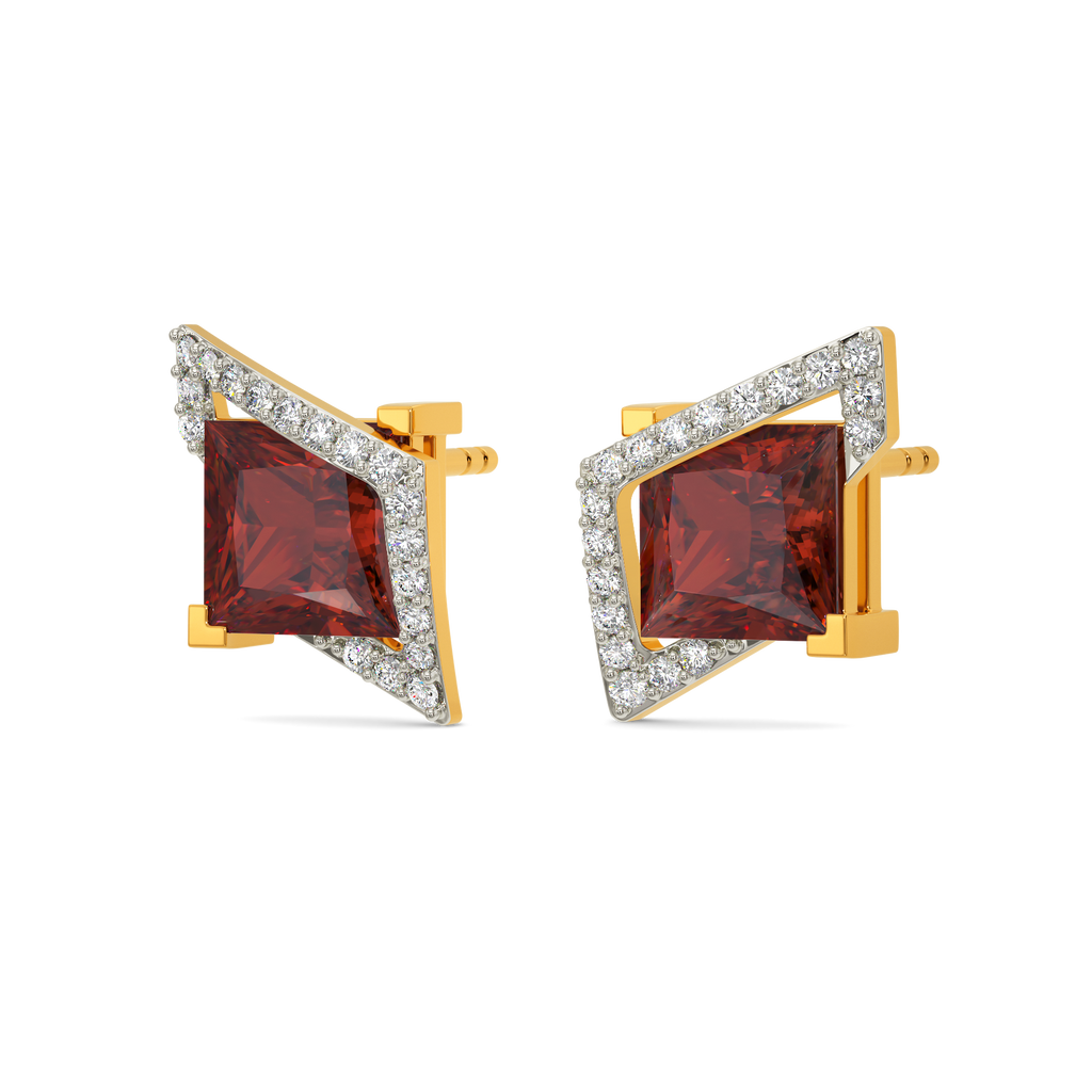 Like Molten Lava Diamond Earrings
