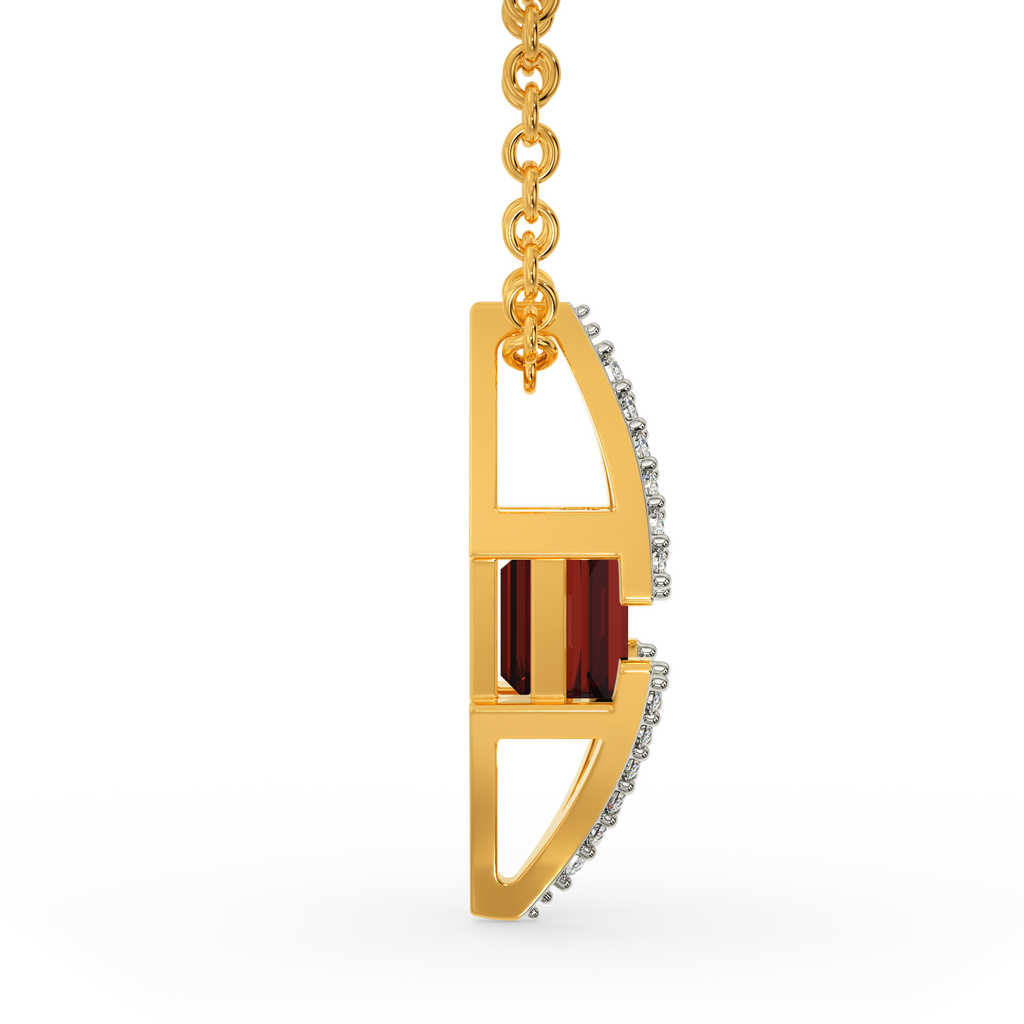 Red Glam Diamond Pendants