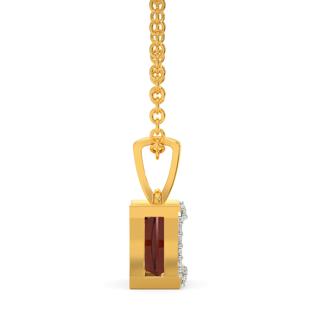 Red Famed Diamond Pendants