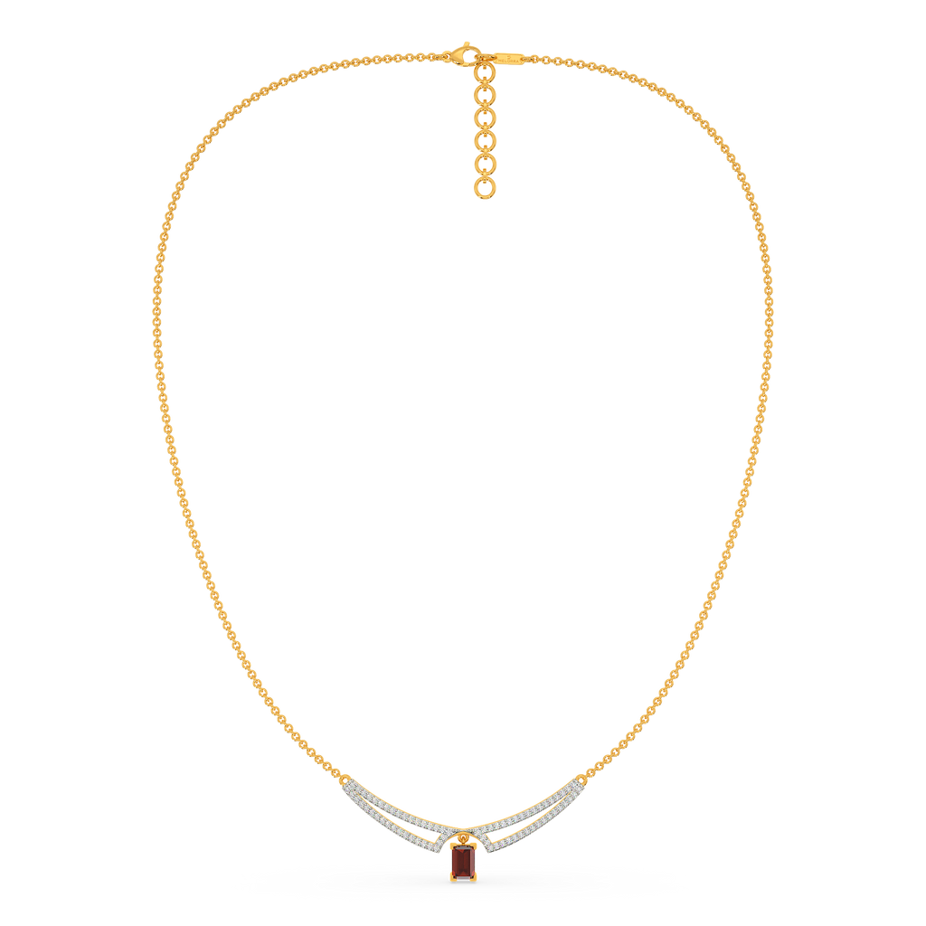Red Fair Diamond Necklaces