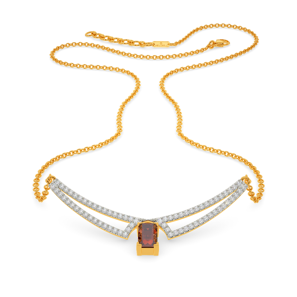 Red Fair Diamond Necklaces