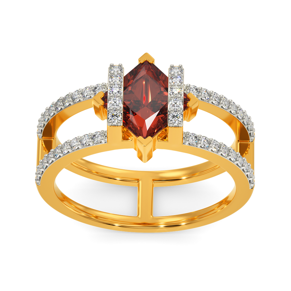 Red Vibe Diamond Rings