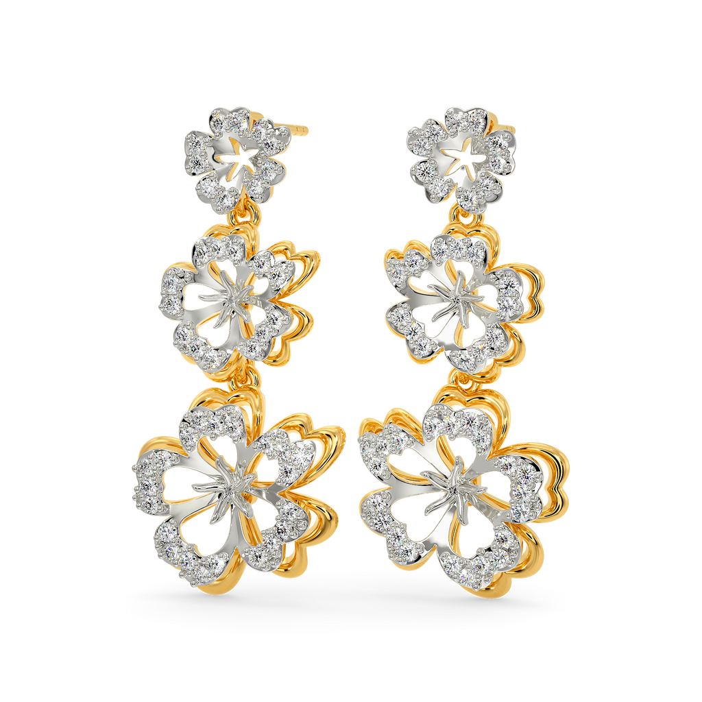 Fleur Beauty Diamond Earrings