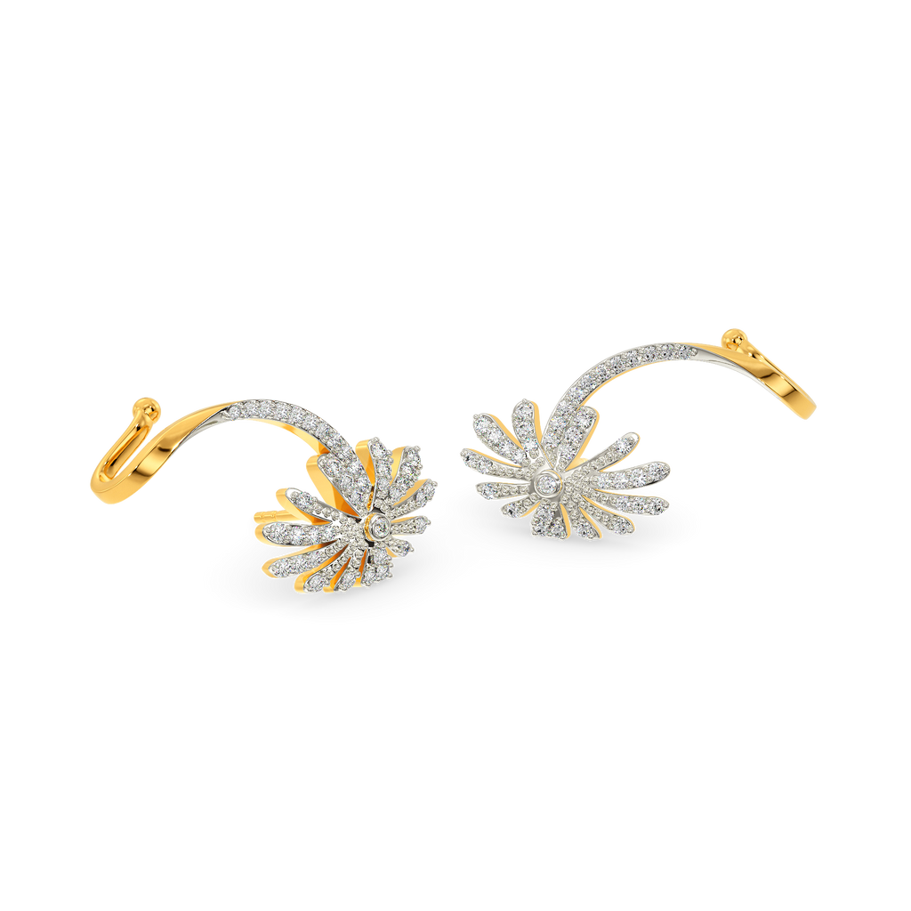 Song Of The Jasmine Diamond Earrings