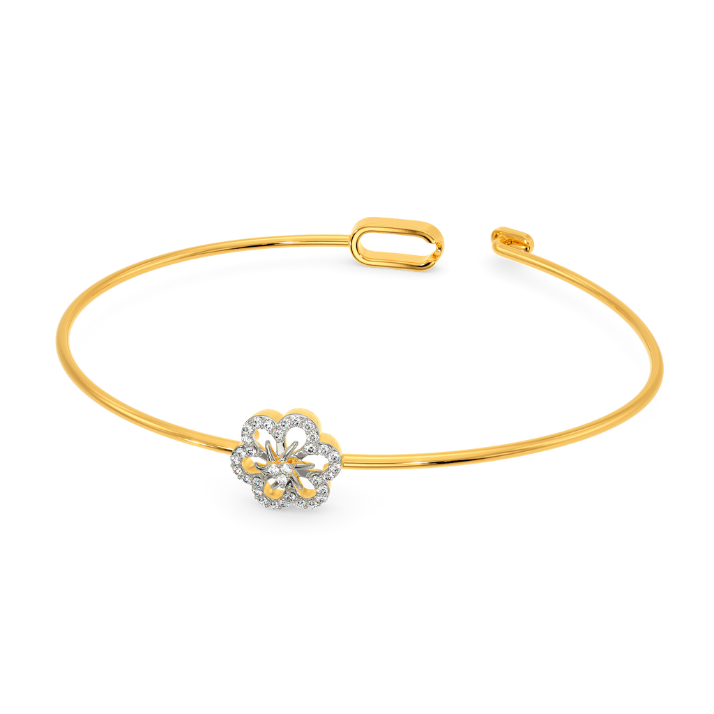 Magic Of Magnolia Diamond Bangles