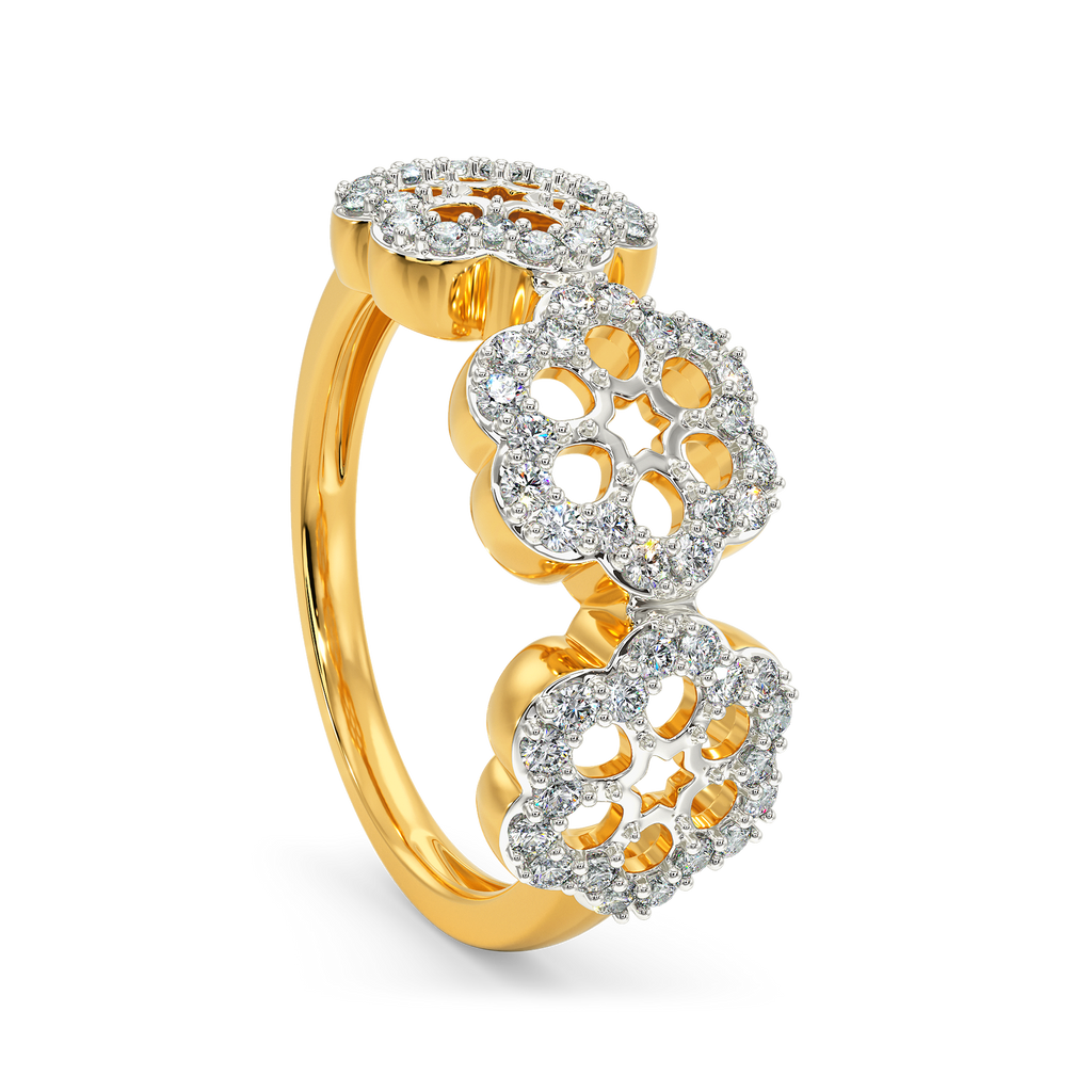 Gardenia Diamond Rings