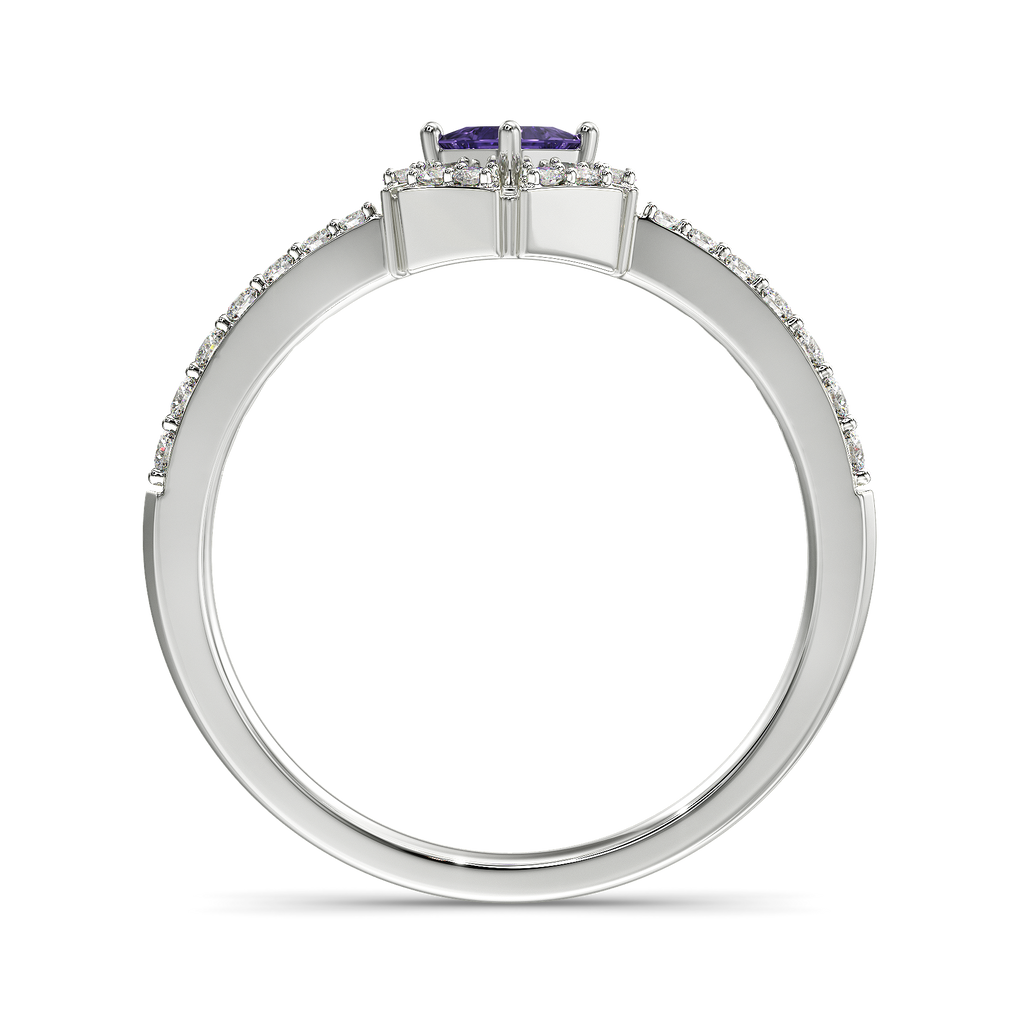 Ultra Violet Diamond Rings