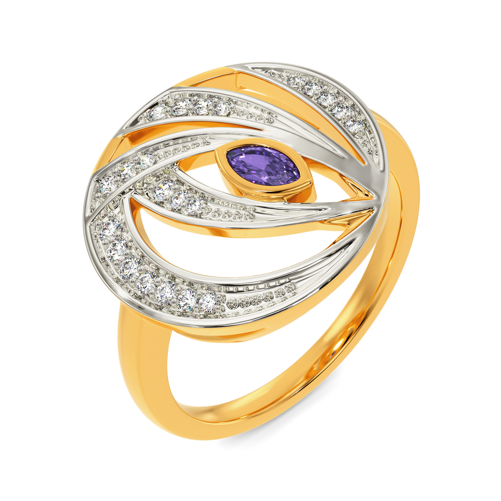 I See Purple Diamond Rings