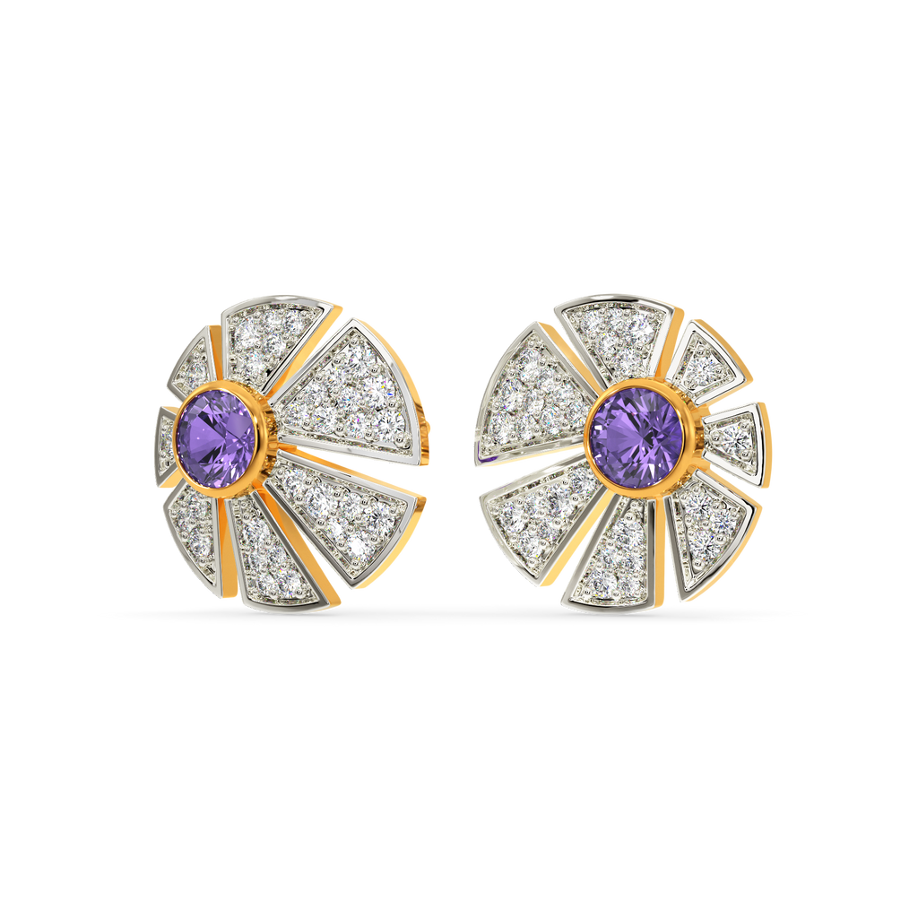 Viola Dreams Diamond Earrings