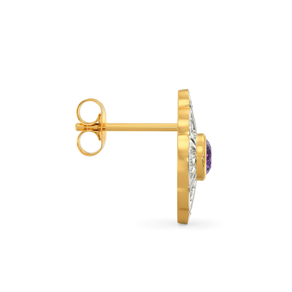 Lady Violet Diamond Earrings