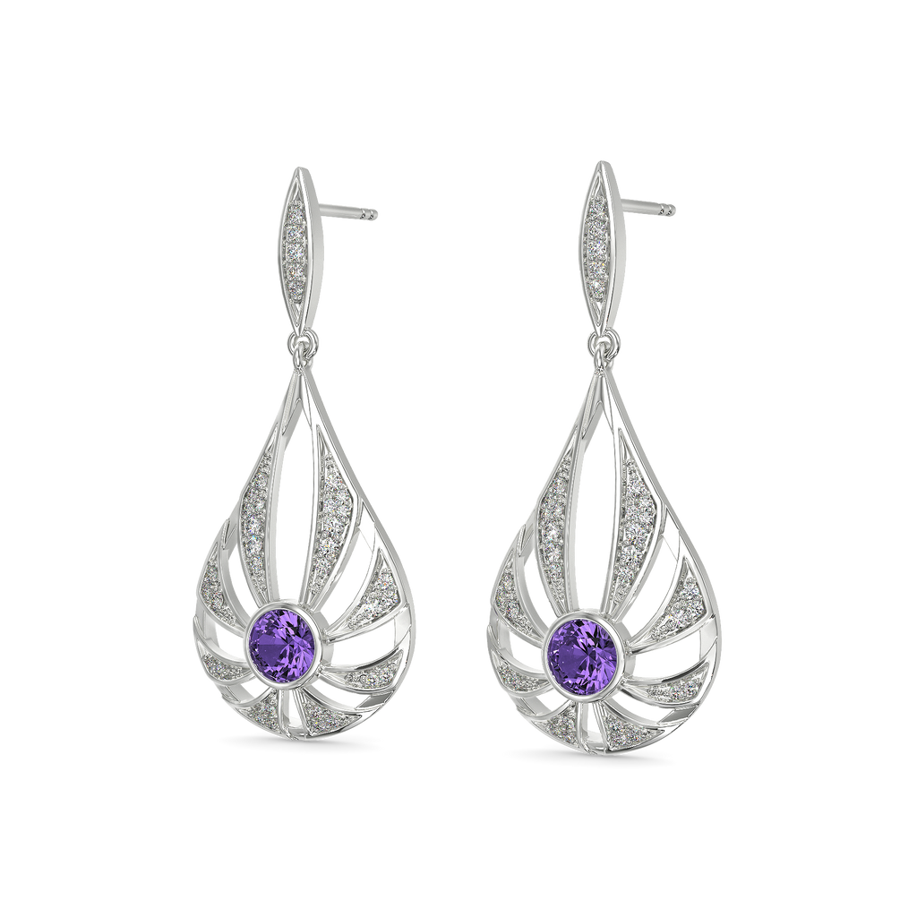 Glam On Diamond Earrings