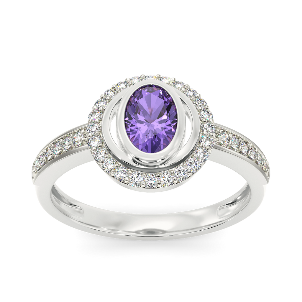 Purple Saga Diamond Rings
