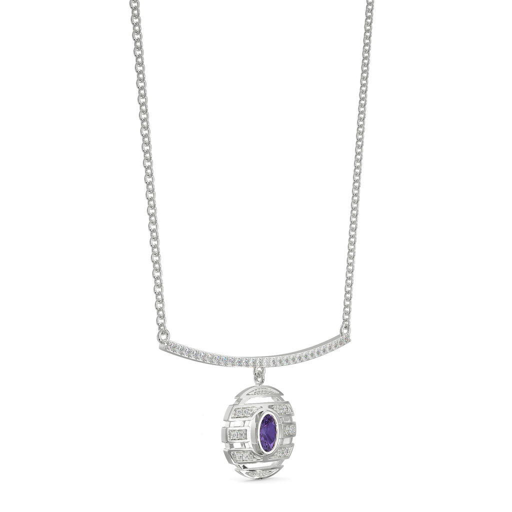 Purple Saga Diamond Necklaces