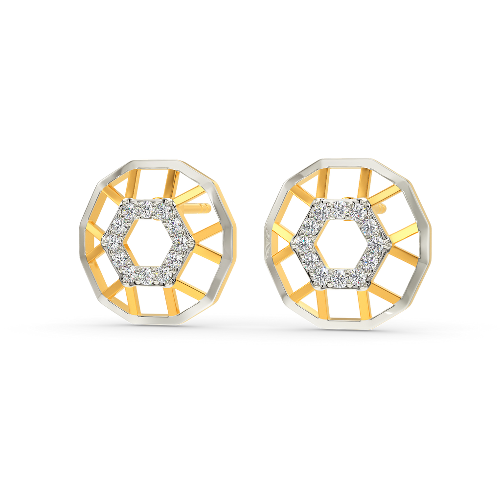 Cut Of Confidence Diamond Earrings