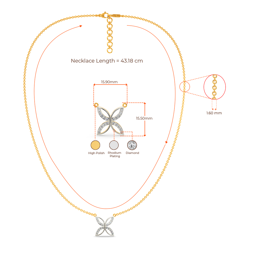 Dare To Cut Diamond Necklaces