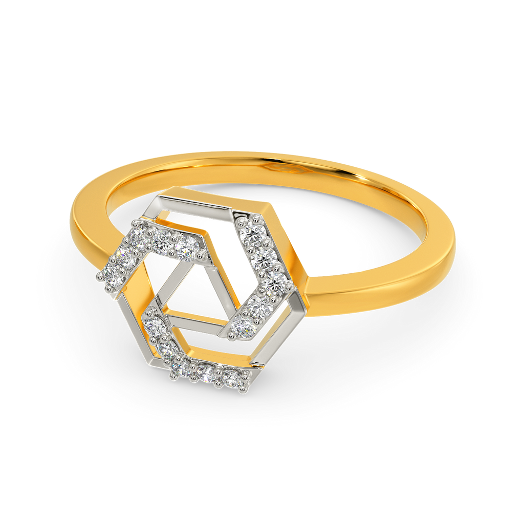 Hexa Cuts Diamond Rings