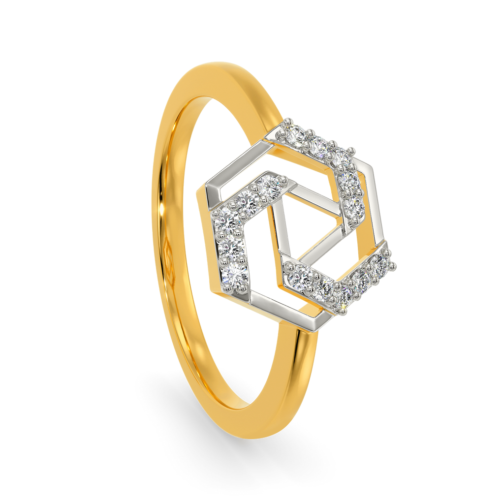 Hexa Cuts Diamond Rings