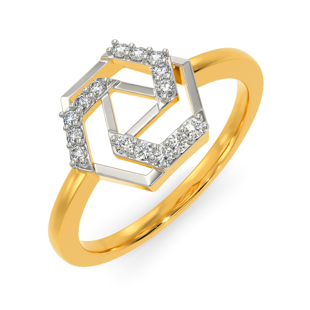 Hexa Cuts Diamond Rings