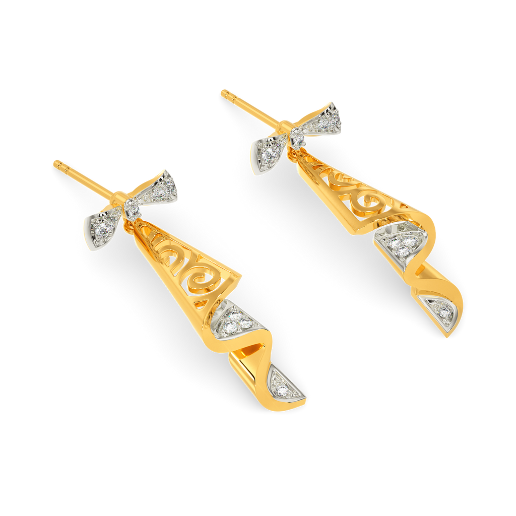 Bow Magic Diamond Earrings
