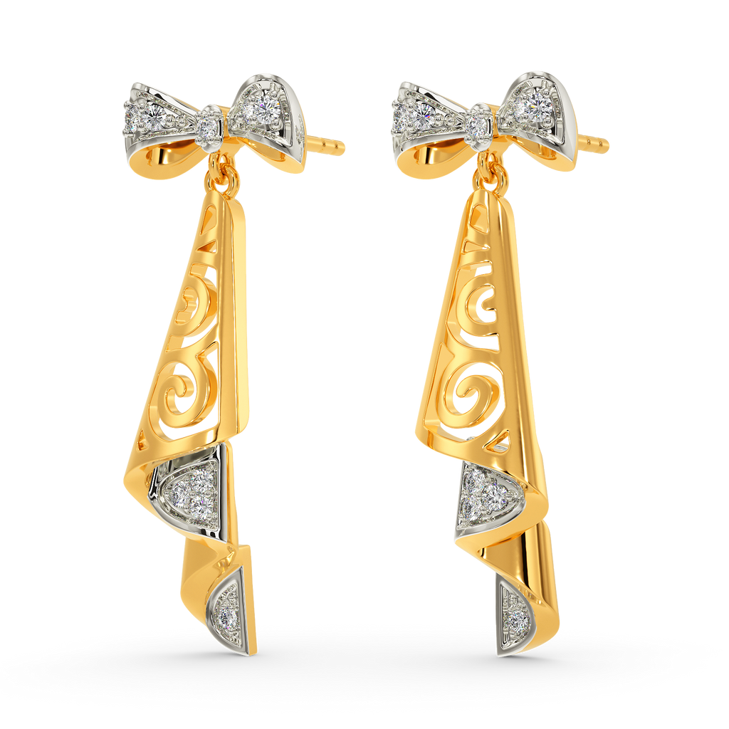 Bow Magic Diamond Earrings