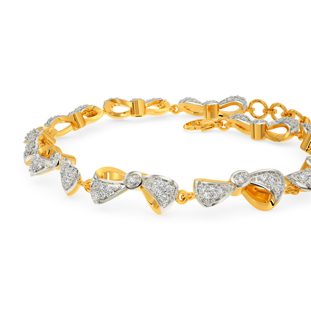 Bowing Diamond Bracelets