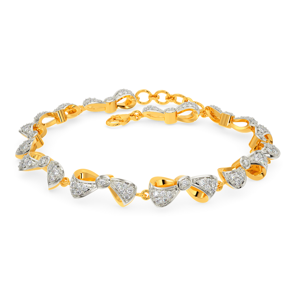 Bowing Diamond Bracelets