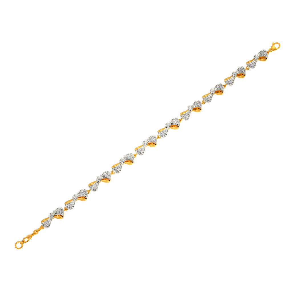 Bowing Diamond Bracelets