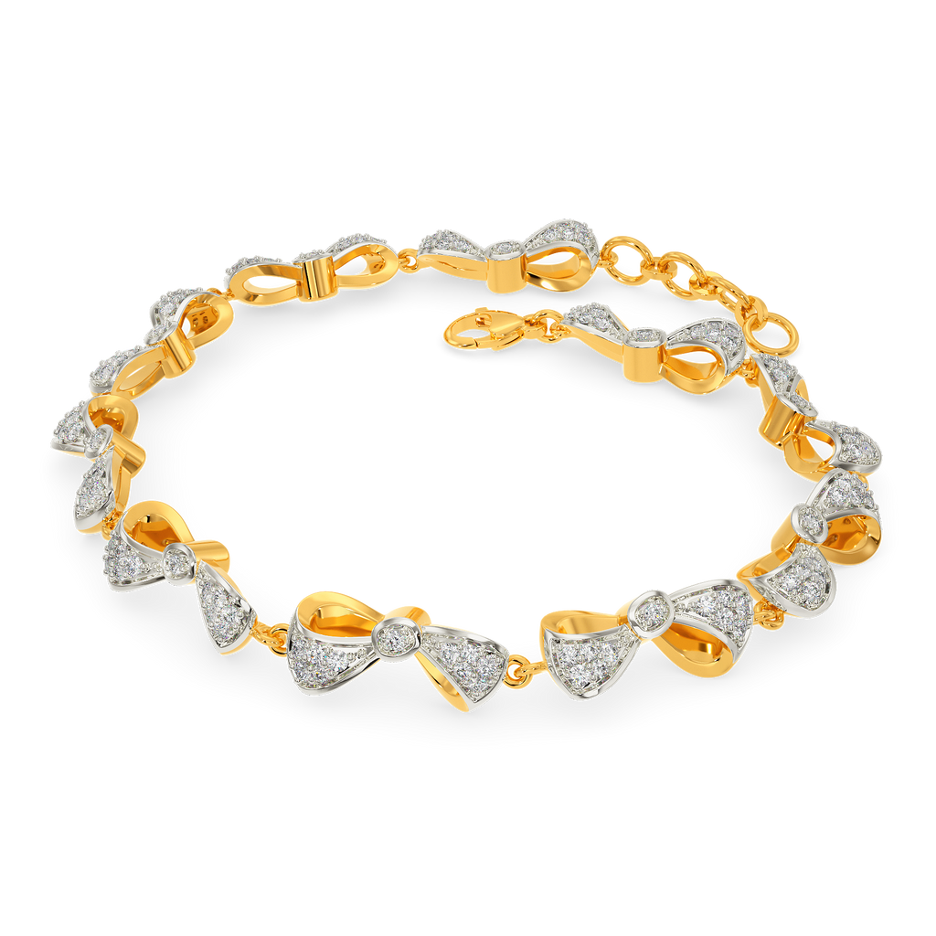 Bowing Diamond Bracelets