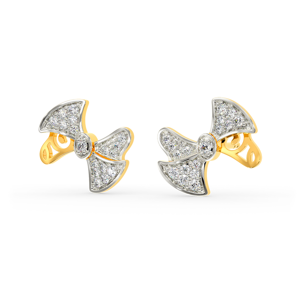 Bows Truly Diamond Earrings