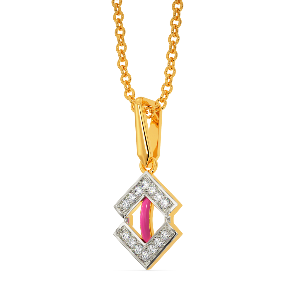 Blush Magic Diamond Pendants