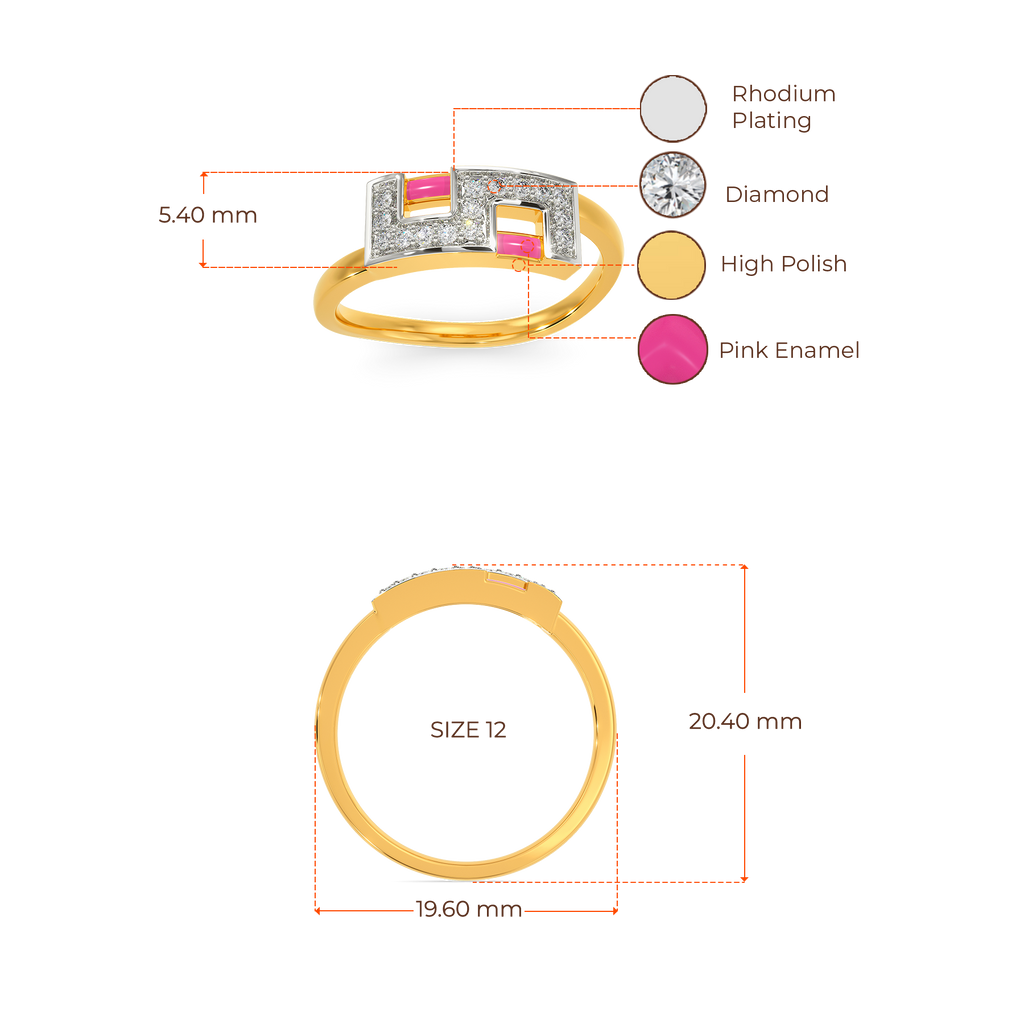 Total Pink Diamond Rings
