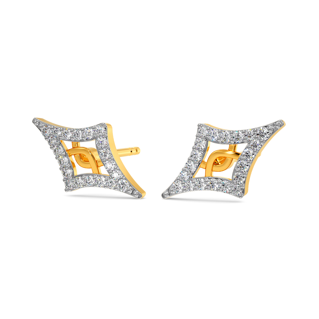 Crochet Carnival Diamond Earrings