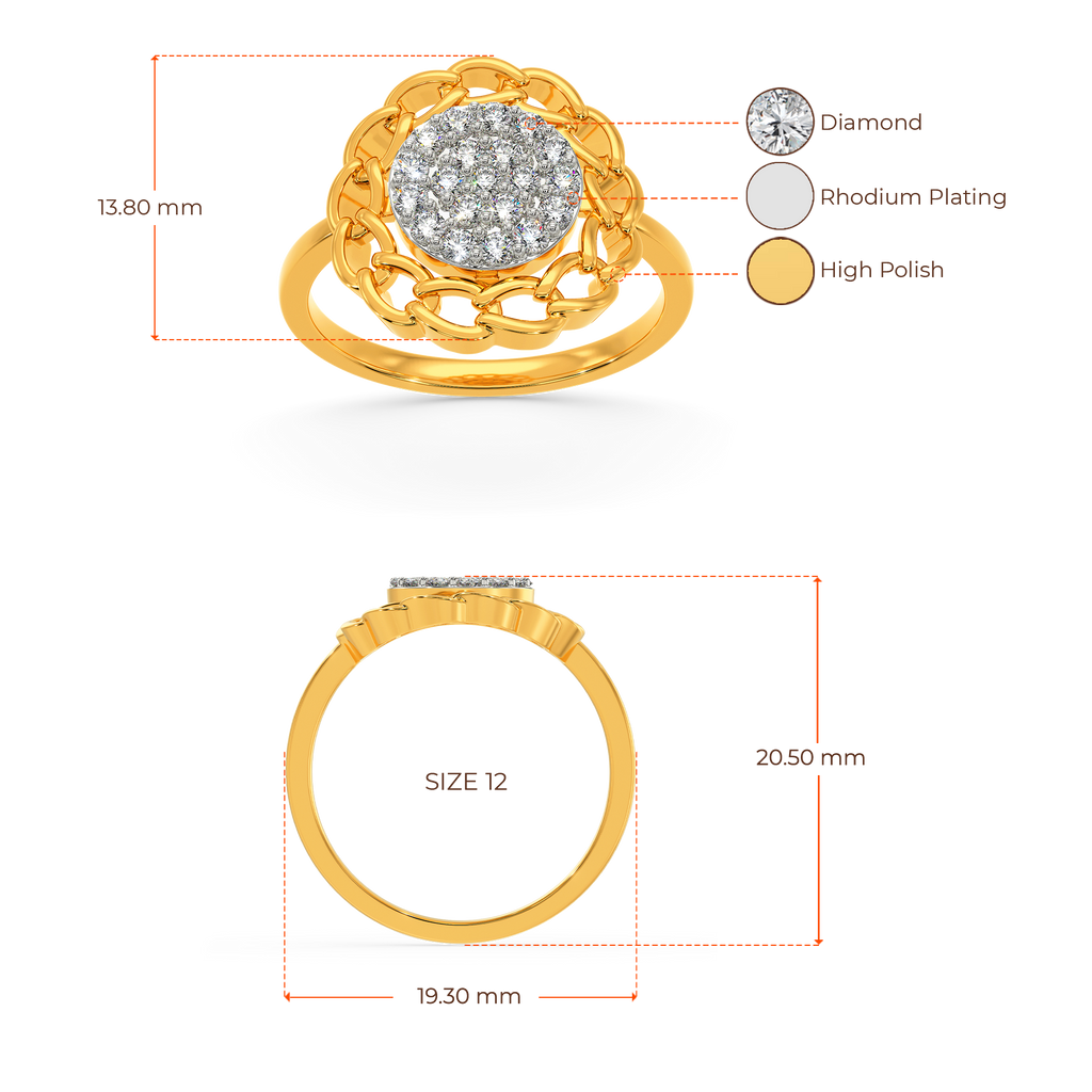 Crochet Zest Diamond Rings