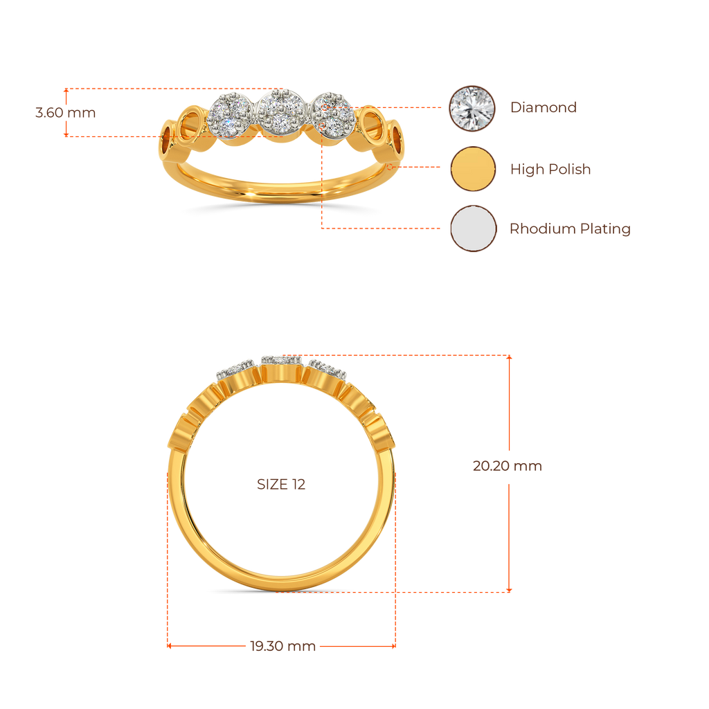 Retro Magic Diamond Rings