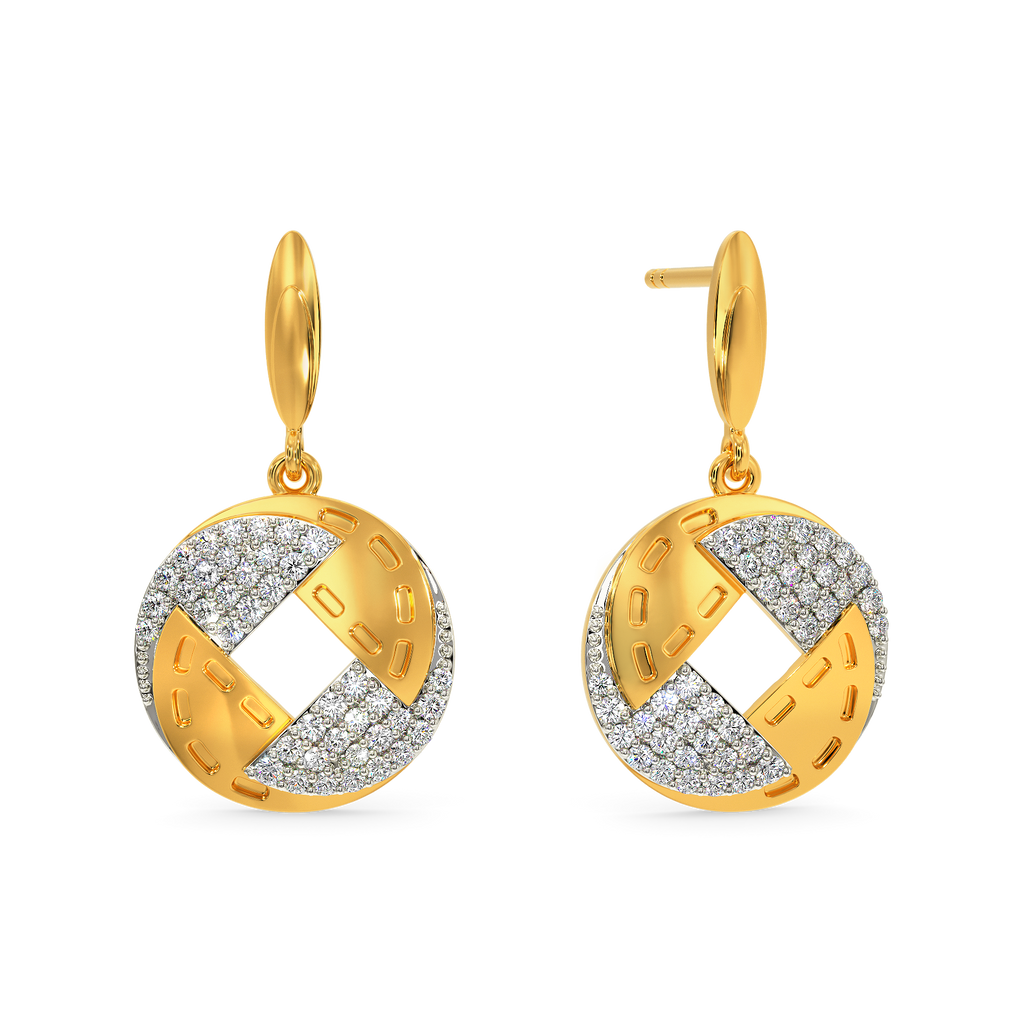 Just Denim It Diamond Earrings