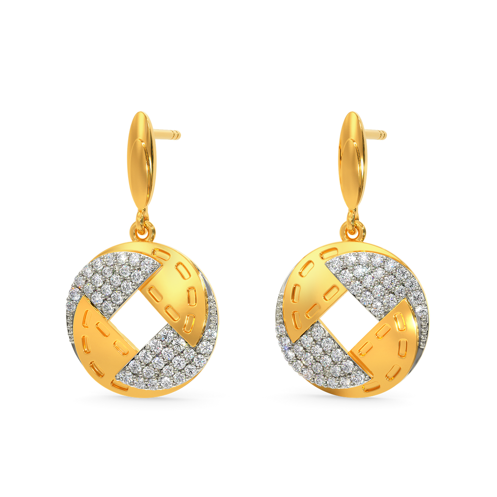 Just Denim It Diamond Earrings