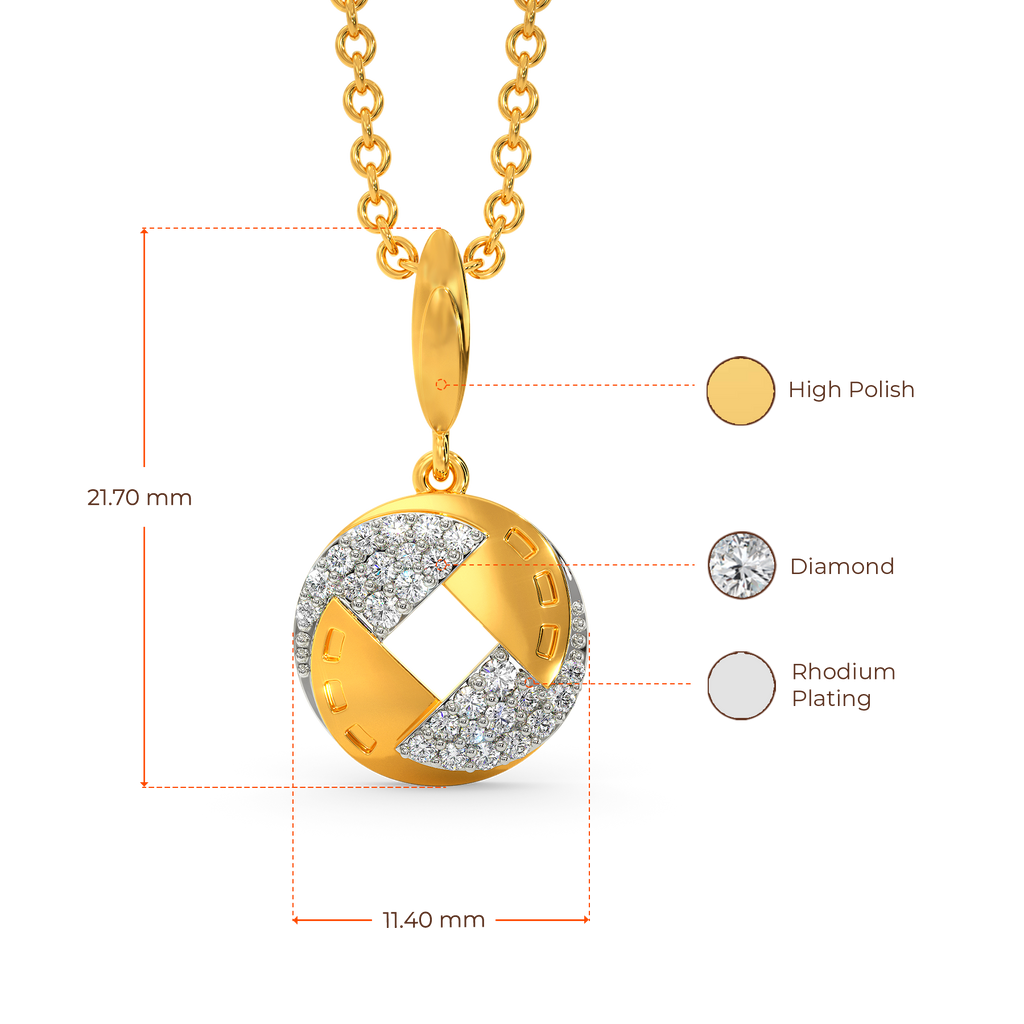 Just Denim It Diamond Pendants