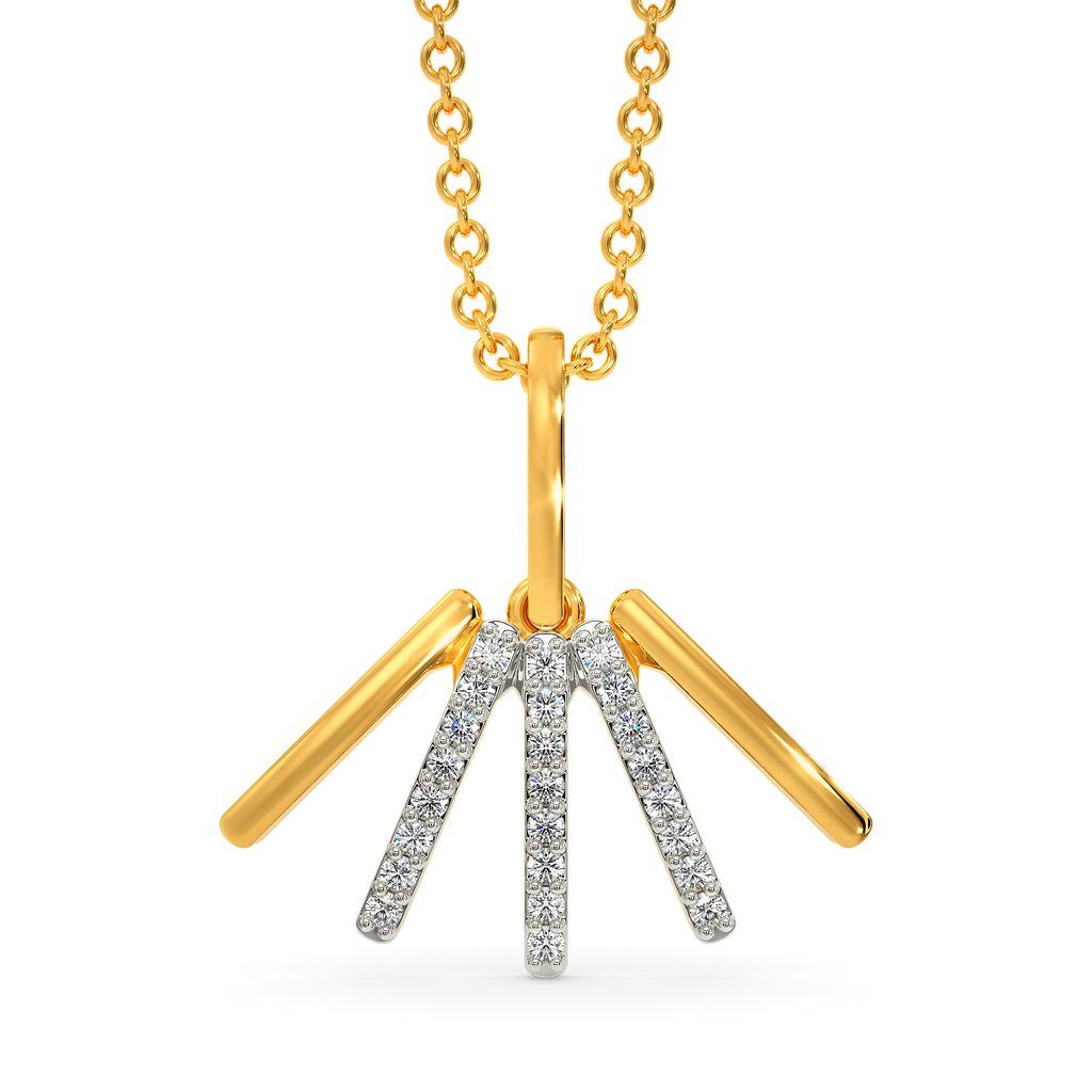 Layer Blink Diamond Pendants