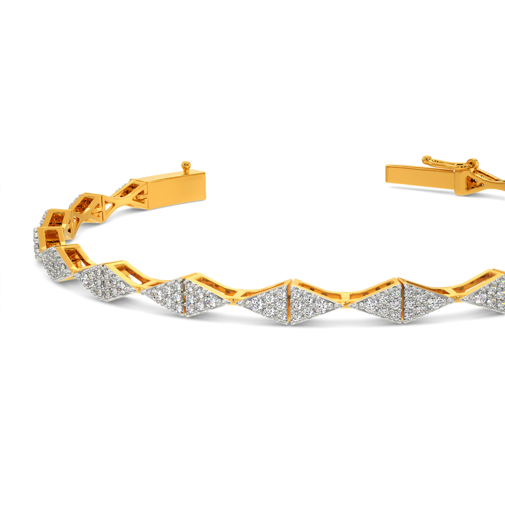 Minimal Defined Diamond Bracelets