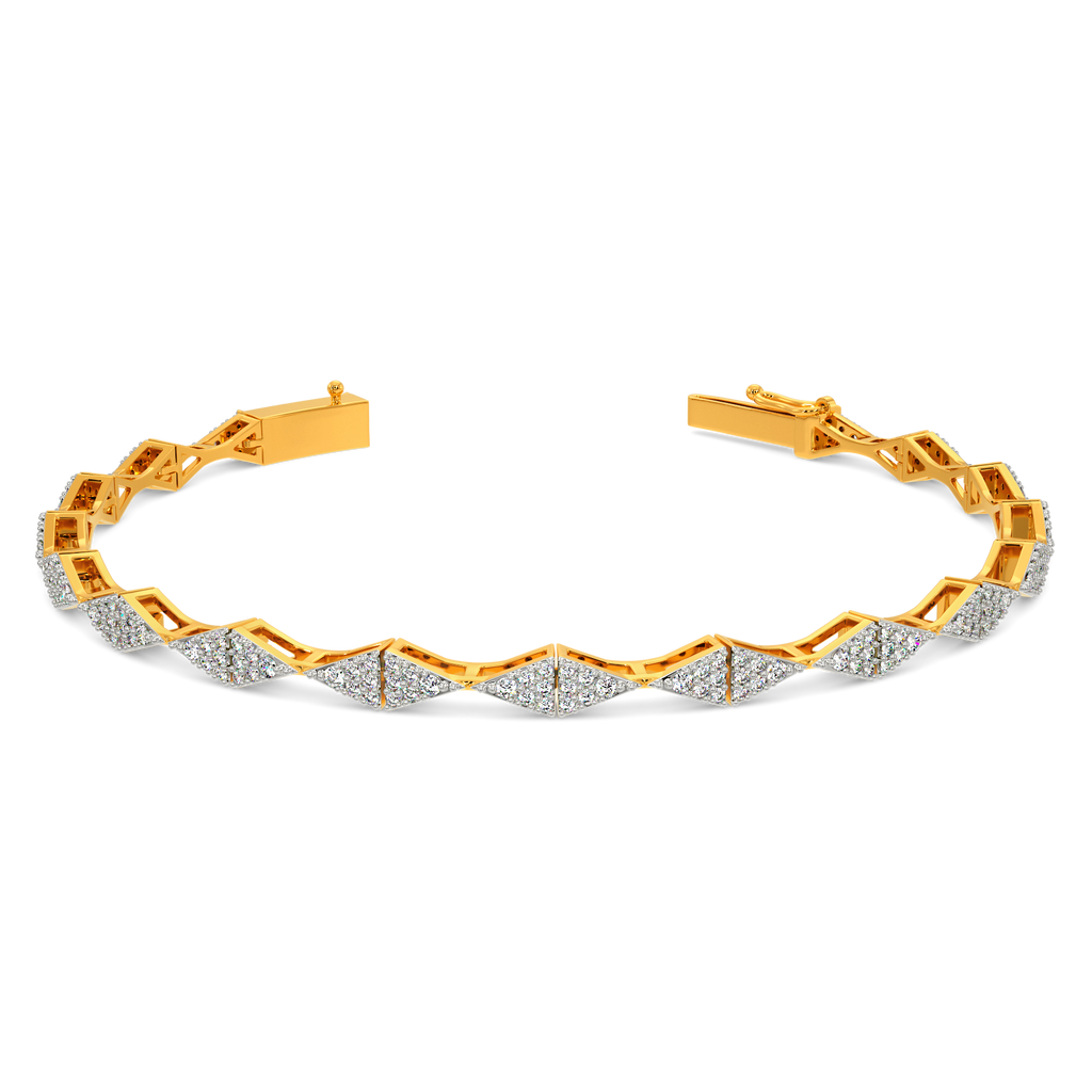 Minimal Defined Diamond Bracelets