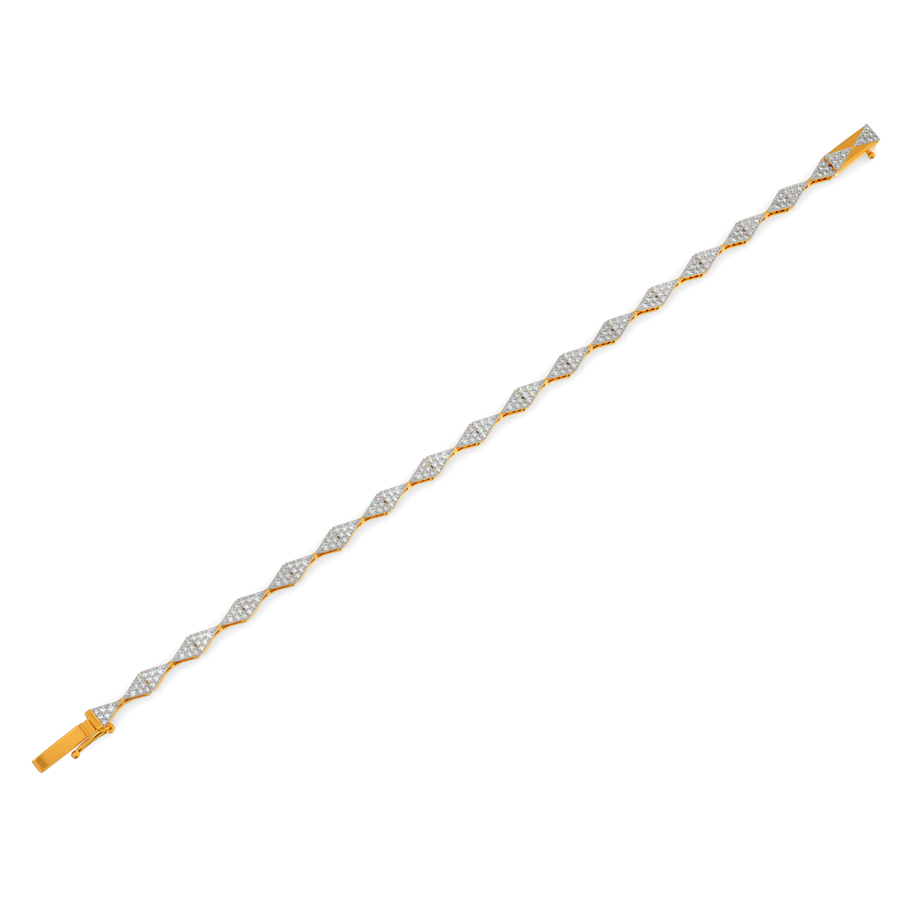 Minimal Defined Diamond Bracelets