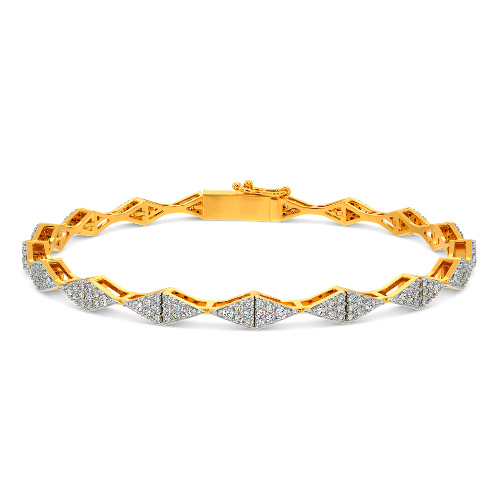 Minimal Defined Diamond Bracelets