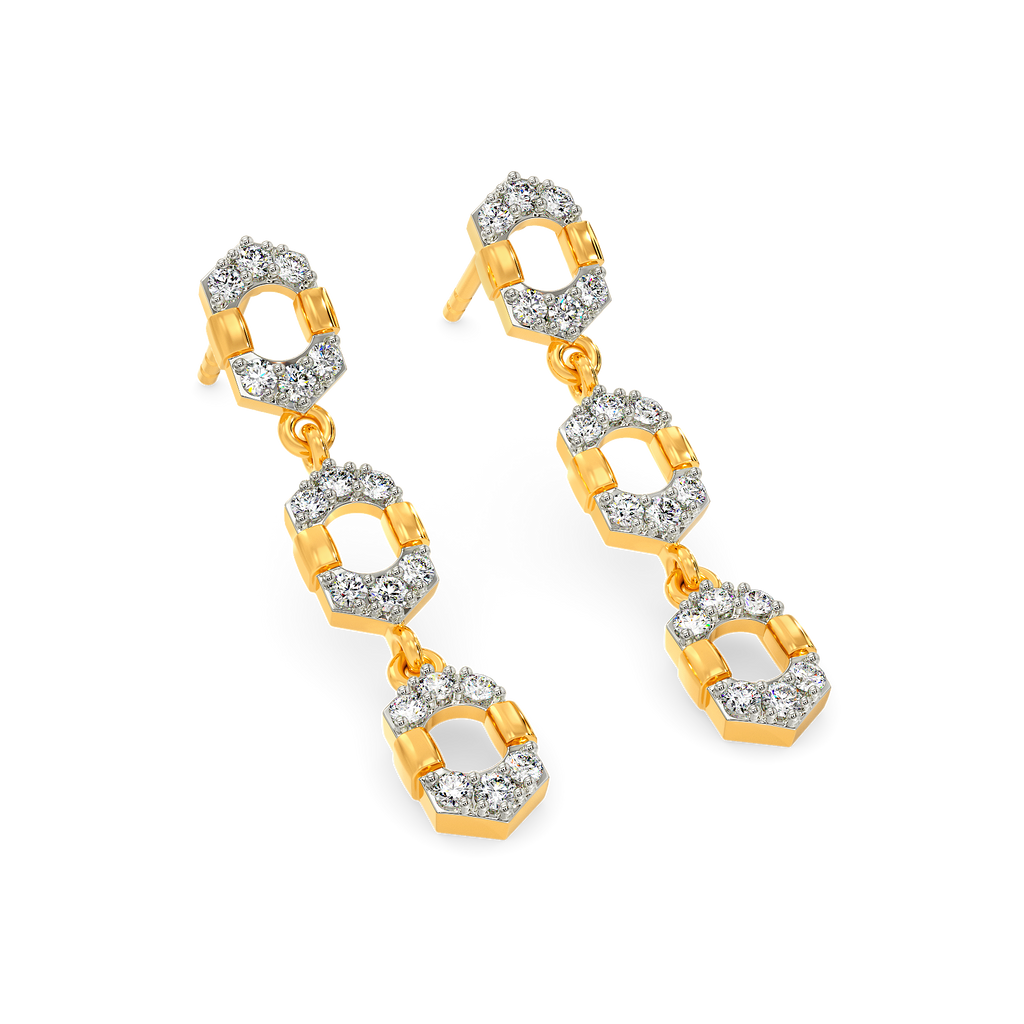 Effortlessly Minimal Diamond Earrings