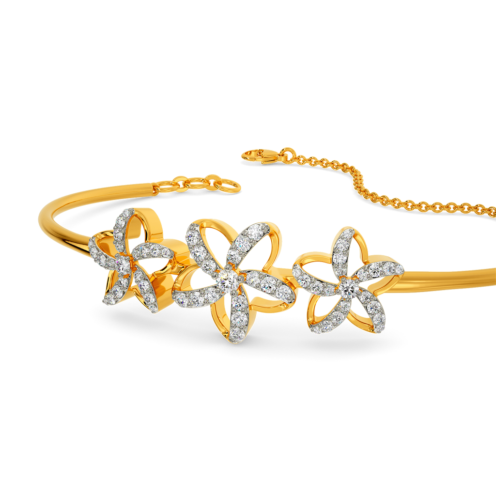 Flora Obsessed Diamond Bangles