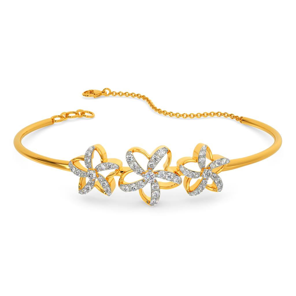 Flora Obsessed Diamond Bangles