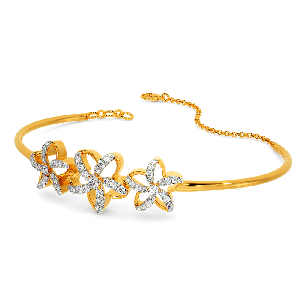 Flora Obsessed Diamond Bangles