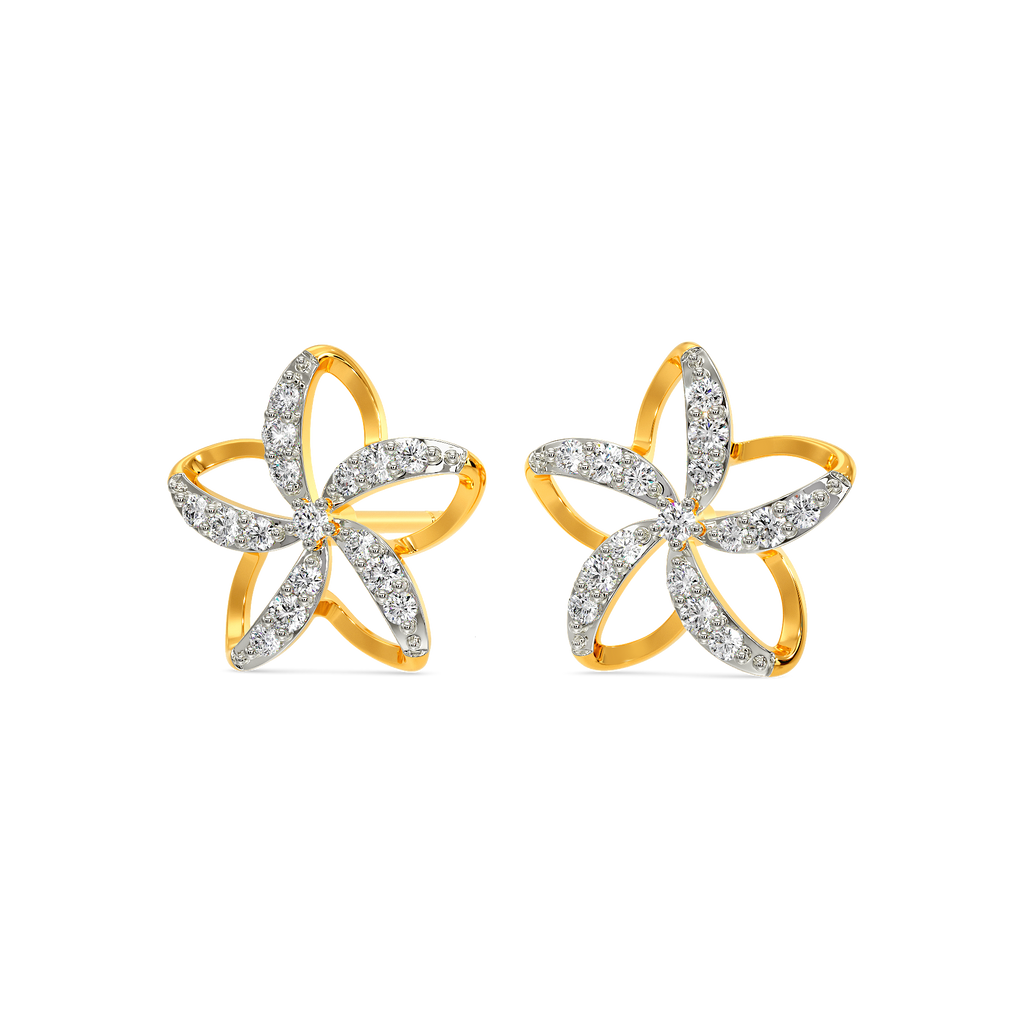 Flora Obsessed Diamond Earrings