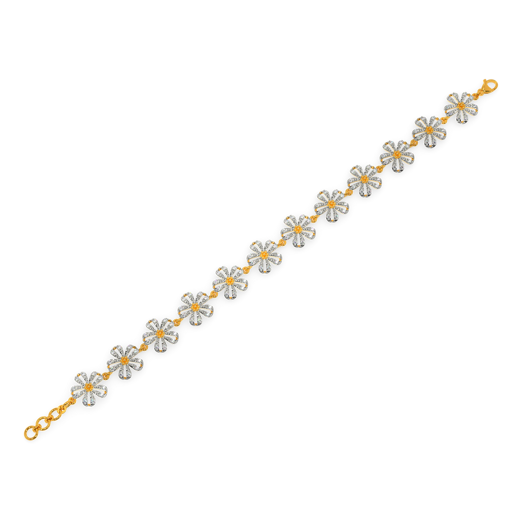 Lets Talk Florals Diamond Bracelets