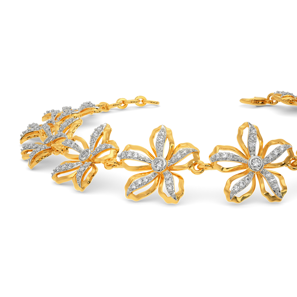 Petals Story Diamond Bracelets
