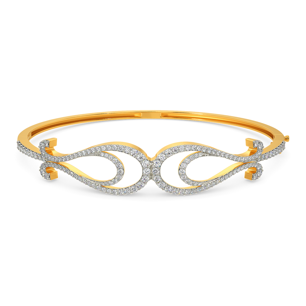 Power of the Ocean Diamond Bangles